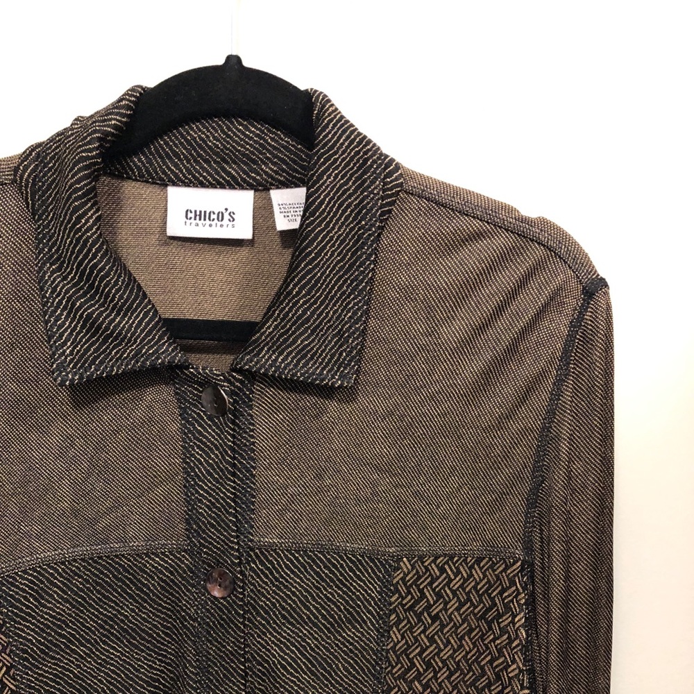 Chico’s Travelers Button down size 1